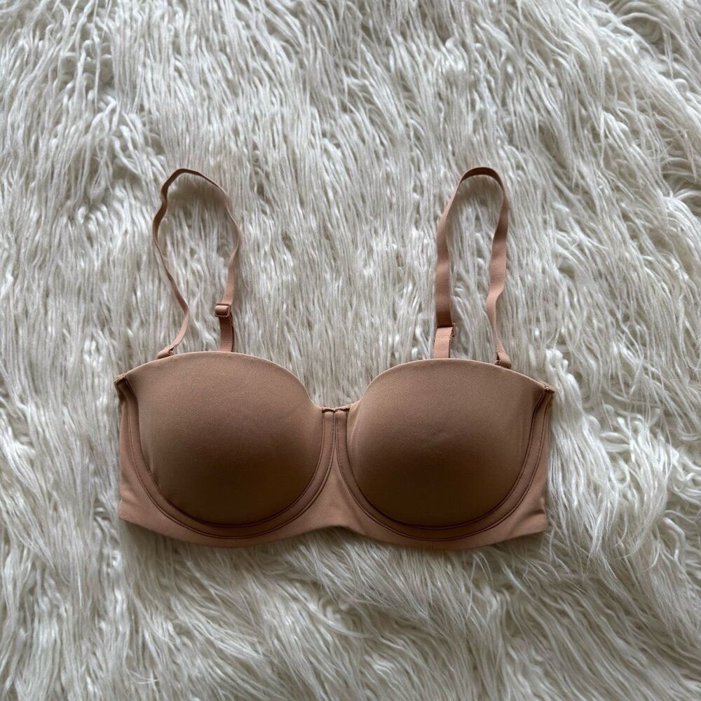 Skims Fits Everybody Strapless Bra Ochre Size 32C